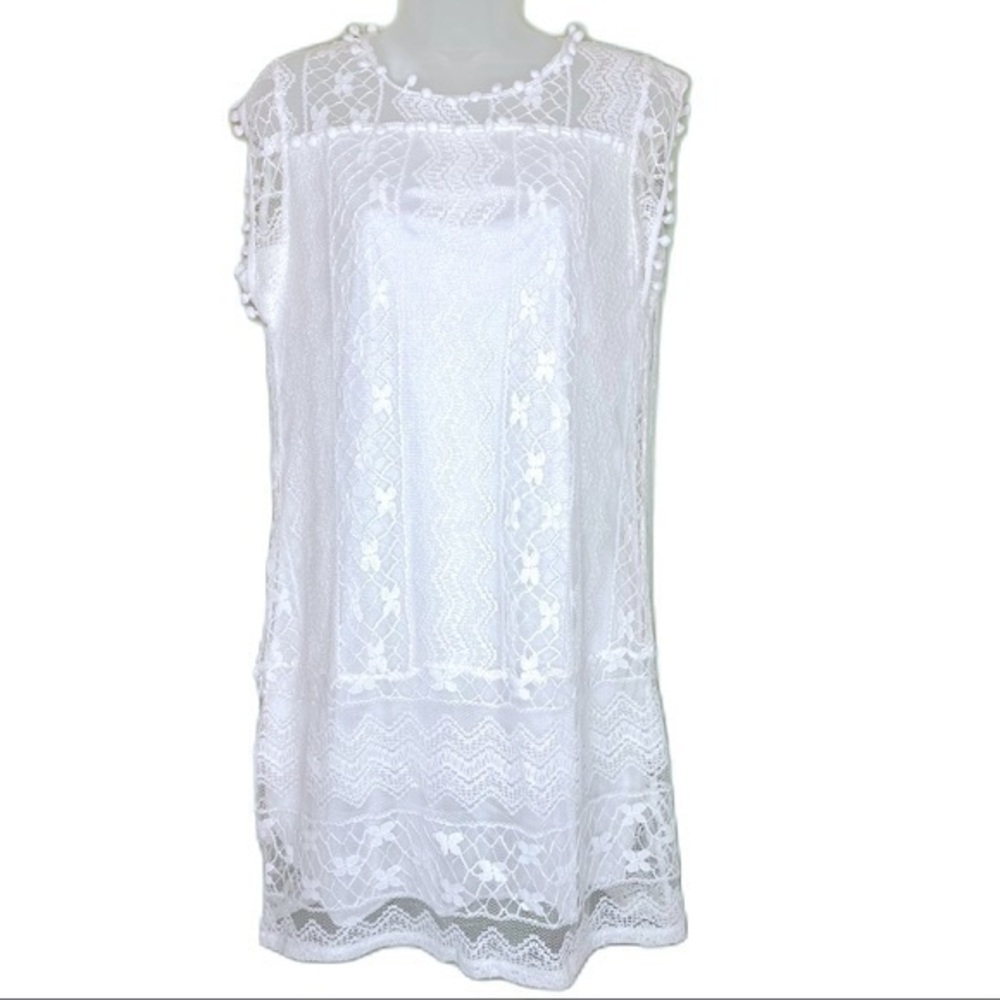 White Lace Dress - Beautiful Lace Detail